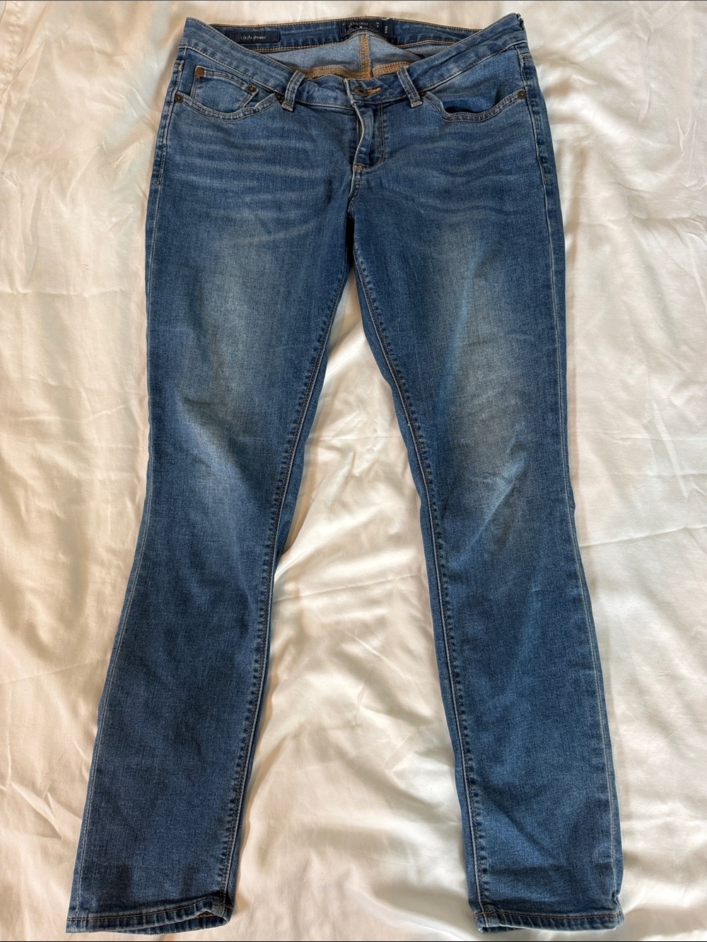 Lucky Brand Skinny-Leg Medium Blue Jeans